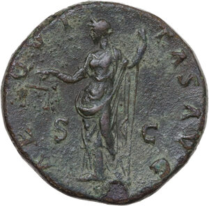 reverse: Hadrian (117-138).. AE Sestertius, 134-138