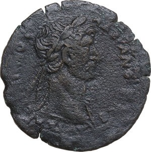 obverse: Hadrian (117-138).. AE Drachm. Alexandria mint, 118/9 AD