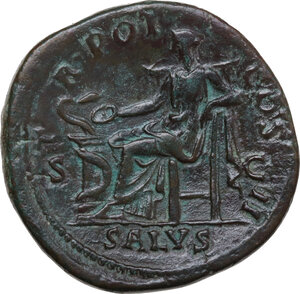 reverse: Aelius Caesar (136-138).. Sestertius, 137 AD