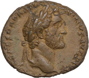 obverse: Antoninus Pius (138-161). AE As, Rome mint, 139 AD