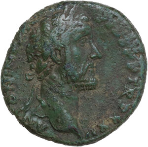 obverse: Antoninus Pius (138-161).. AE As, 158-159 AD