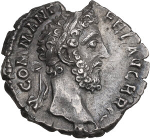 obverse: Commodus (177-192).. AR Denarius, 184-185 AD