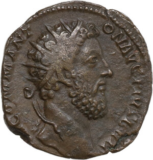 obverse: Commodus (177-192).. AE Dupondius, 183 AD