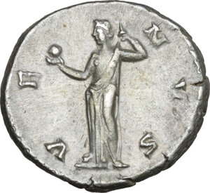 reverse: Crispina, wife of Commodus (died 183 AD).. AR Denarius, Rome mint, 178-191