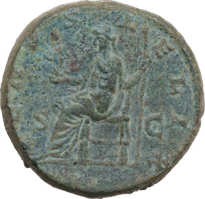 reverse: Crispina, wife of Commodus (died 183 AD).. AE As. Rome mint
