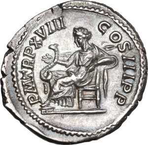 reverse: Septimius Severus (193-211).. AR Denarius, 210 AD