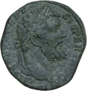 obverse: Septimius Severus (193-211).. AE Sestertius, Rome mint, 193 AD