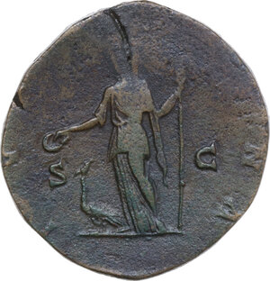 reverse: Julia Domna (died 217 AD).. AE Sestertius, Rome mint, 196-211 AD