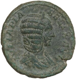 obverse: Julia Domna (died 217 AD).. AE As. Struck under Caracalla, 211-217
