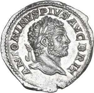 obverse: Caracalla (198-217).. AR Denarius, 210-213 AD