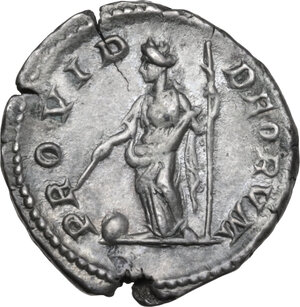 reverse: Geta as Caesar (198-209).. AR Denarius. Rome, 205-208 AD