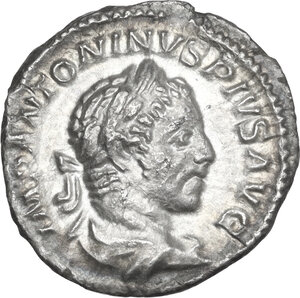 obverse: Elagabalus (218-222).. AR Denarius. Rome mint, 220-221 AD