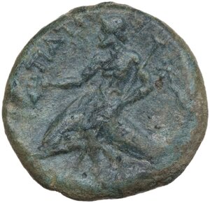 reverse: Northern Apulia, Teate. AE Teruncius, c. 225-200 BC
