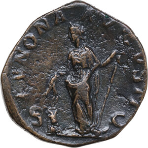 reverse: Severus Alexander (222-235).. AE Sestertius. Roma mint