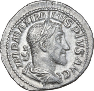 obverse: Maximinus I (235-238).. AR Denarius, Rome mint, 235-236