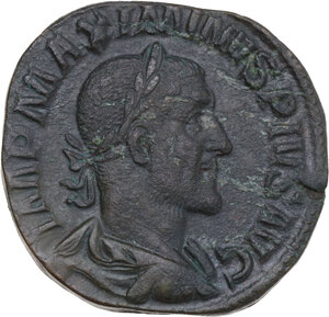 obverse: Maximinus I (225-238).. AE Sestertius, Rome mint