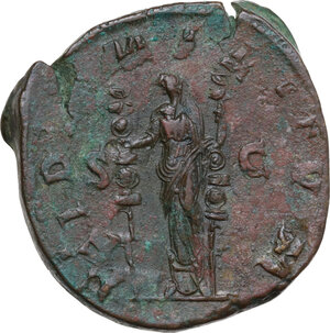 reverse: Maximinus I (235-238).. AE Sestertius. Rome mint, 236-238 AD