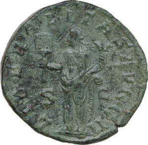reverse: Philip I (244-249).. AE Sestertius, Rome mint, 244-249