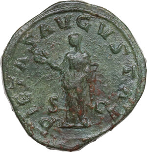 reverse: Otacilia Severa, wife of Philip I (244-249).. AE Sestertius, struck under Philip I