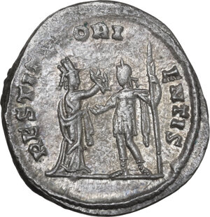 reverse: Valerian I (253-260).. AR Antoninianus, Antioch mint, 253 AD