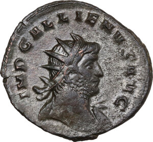 obverse: Gallienus (253-268).. BI Antoninianus, Mediolanum mint, 260-268