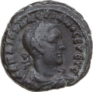 obverse: Valerian II as Caesar (253-255).. BI Tetradrachm, Alexandria mint, dated RY 1 (253/4)