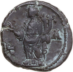 reverse: Valerian II as Caesar (253-255).. BI Tetradrachm, Alexandria mint, dated RY 1 (253/4)