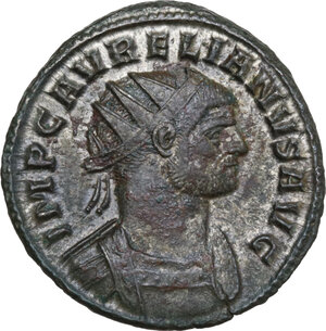 obverse: Aurelian (270-275).. BI Antoninianus, Siscia mint, 274-275 AD