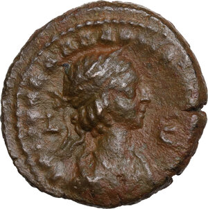 reverse: Aurelian, with Vabalathus (270-275).. BI Tetradrachm, Alexandria mint, Egypt.  Year 2 of Aurelian and 5 of Vabalathus = 271-2 AD