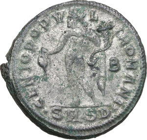 reverse: Diocletian (284-305).. AE Follis, Serdica mint, 305-306 AD