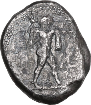obverse: Northern Lucania, Posidonia. AR Stater, 420-410 BC