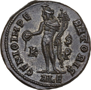 reverse: Maximinus II Daia (309-313).. AE Follis, Alexandria mint, 310 AD