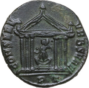 reverse: Maxentius (306-312).. AE Follis, Ticinum mint