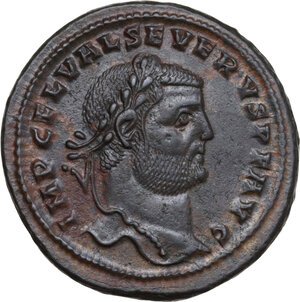 obverse: Severus II (306-307).. AE Follis, Cyzicus mint