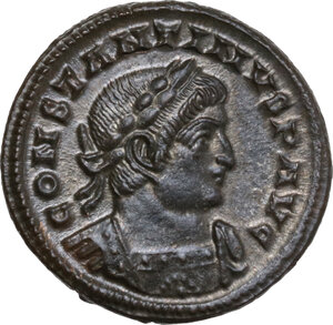 obverse: Constantine I (307-337).. AE Follis, Lugdunum mint, 321 AD