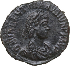 obverse: Valentinian II (375-392).. AE 24 mm, Siscia mint, 378-383 AD