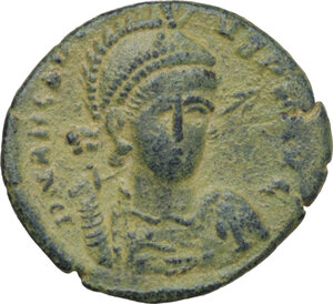 obverse: Arcadius (383-408).. AE 19 mm, Nicomedia mint, 401-403 AD