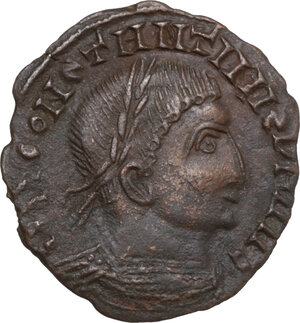 obverse: Uncertain Germanic tribe. Pseudo-Imperial coinage. . AE, Follis, Constantine I, Barbaric imitation