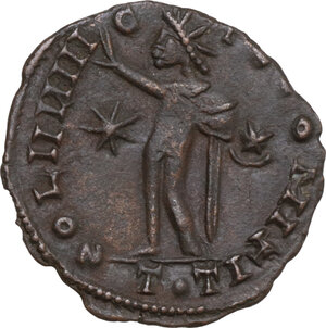 reverse: Uncertain Germanic tribe. Pseudo-Imperial coinage. . AE, Follis, Constantine I, Barbaric imitation