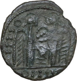 reverse: Uncertain Germanic tribe. Pseudo-Imperial coinage. . AE, Barbaric imitation