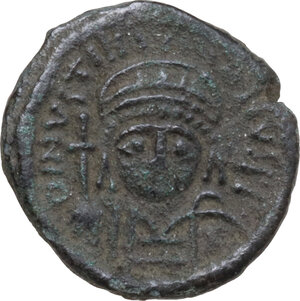 obverse: Justinian I (527-565).. AE Decanummium. Ravenna mint. Dated RY 36 (562/3)