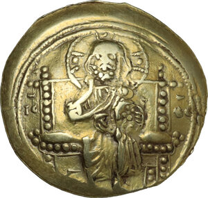 obverse: Michael VII Ducas (1071-1078).. EL Histamenon Nomisma, Constantinople mint