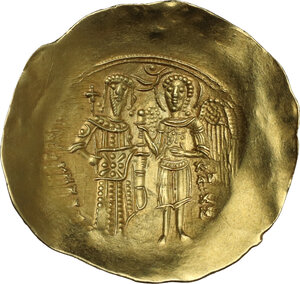 reverse: Isaac II, Angelus (1185-1195).. AV Hyperpyron Nomisma, Constantinople mint