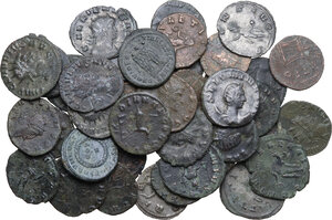 obverse: The Roman Empire.. Multiple lot of forty-two (42) AE unclassified Roman Imperial coins