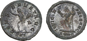 reverse: The Roman Empire.. Multiple lot of two (2) unclassified BI Antoninianii of Probus