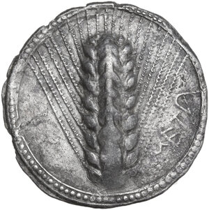 obverse: Southern Lucania, Metapontum. AR Nomos, c. 540-510 BC