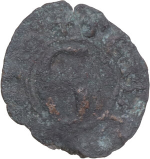 reverse: Frankish Greece, Athens.  Gautier de Brienne (1308-1311). AE Obol