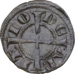 obverse: Arezzo.  Guido Tarlato di Pietramala (1313-1326). Picciolo