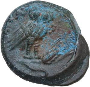 reverse: Southern Lucania, Metapontum. AE 17.5 mm, 250-207 BC