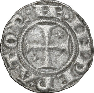 obverse: Brindisi.  Enrico VI di Svevia (1191-1196) con la moglie Costanza d Altavilla. Denaro, 1195-6